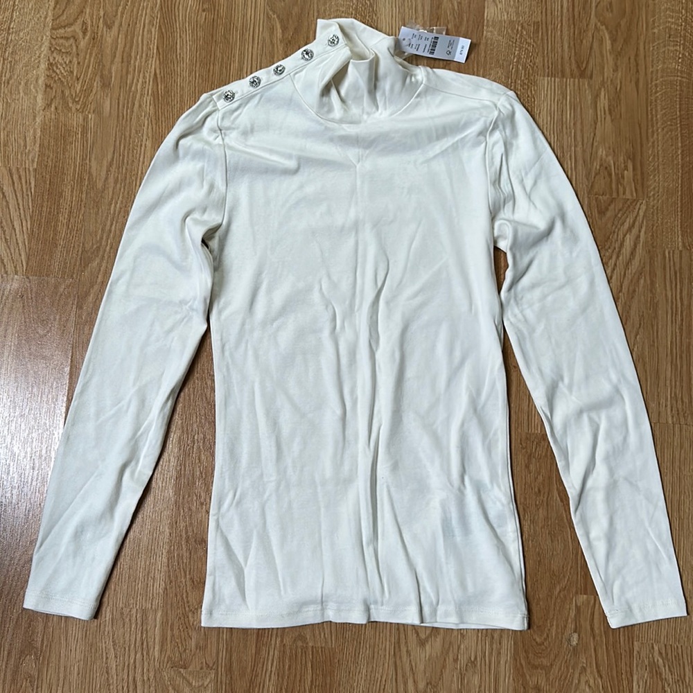 Brand new J Crew crew neck long sleeve top